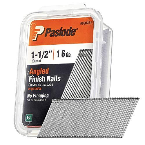 Paslode, Finishing Nail, 20 Degree Angled Galvanized, 16 Gauge, 2,000